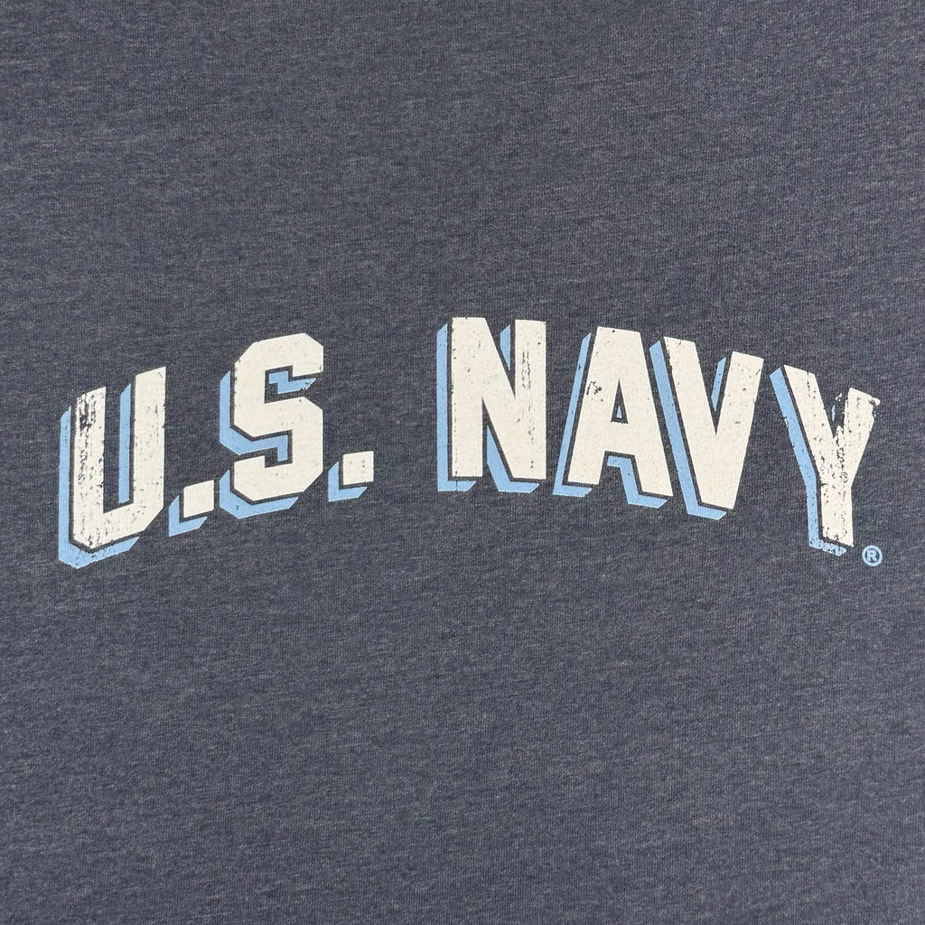 Navy Ladies Distressed Arch Hood (Navy)