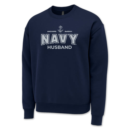 Navy Husband Crewneck (Navy)