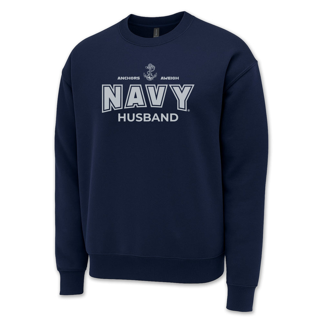 Navy Husband Crewneck (Navy)