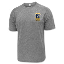 Load image into Gallery viewer, Navy Lacrosse Logo Performance T