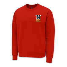 Load image into Gallery viewer, Navy Lacrosse Logo Crewneck