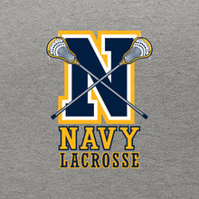 Load image into Gallery viewer, Navy Lacrosse Logo Hood