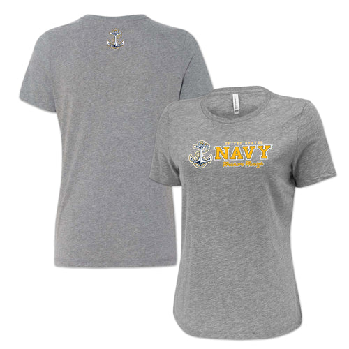 Navy Ladies Duo T-Shirt