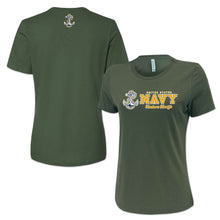 Load image into Gallery viewer, Navy Ladies Duo T-Shirt