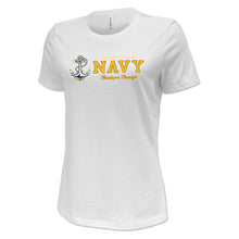 Load image into Gallery viewer, United States Navy Ladies Anchors Aweigh T-Shirt