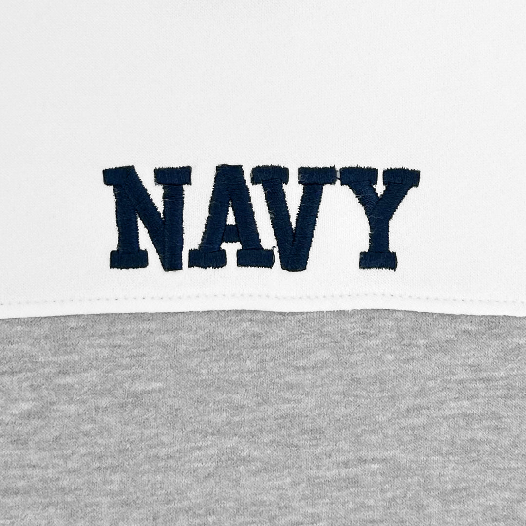 Navy Women's Striped Mock