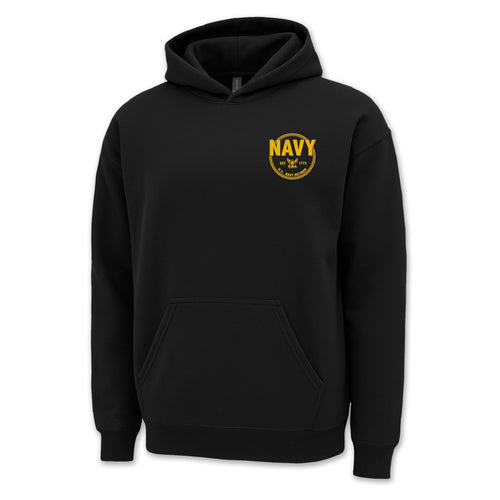 Navy Retired Left Chest Hood