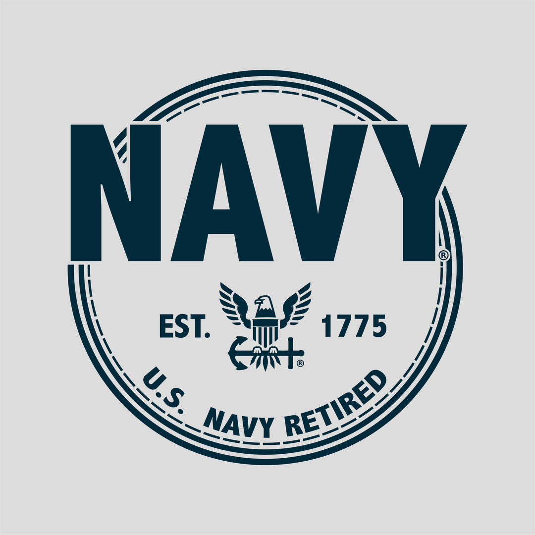 Navy Retired Ladies T-Shirt