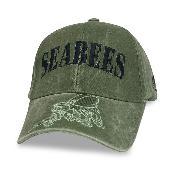 Navy Seabees Hat (Green)