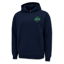 Load image into Gallery viewer, Navy Shamrock Hood