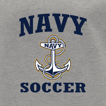 Load image into Gallery viewer, Navy Anchor Soccer Crewneck