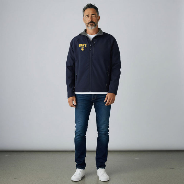 Navy Soft Shell Jacket (Navy)