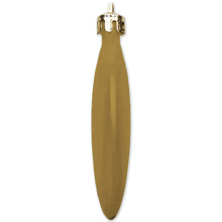Navy Teddy Bear 3" Satin Finish Flat Shatterproof Ornament (Gold)