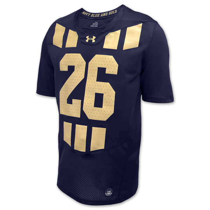 Navy Under Armour 100th Anniversary Replica Football Jersey (Navy)