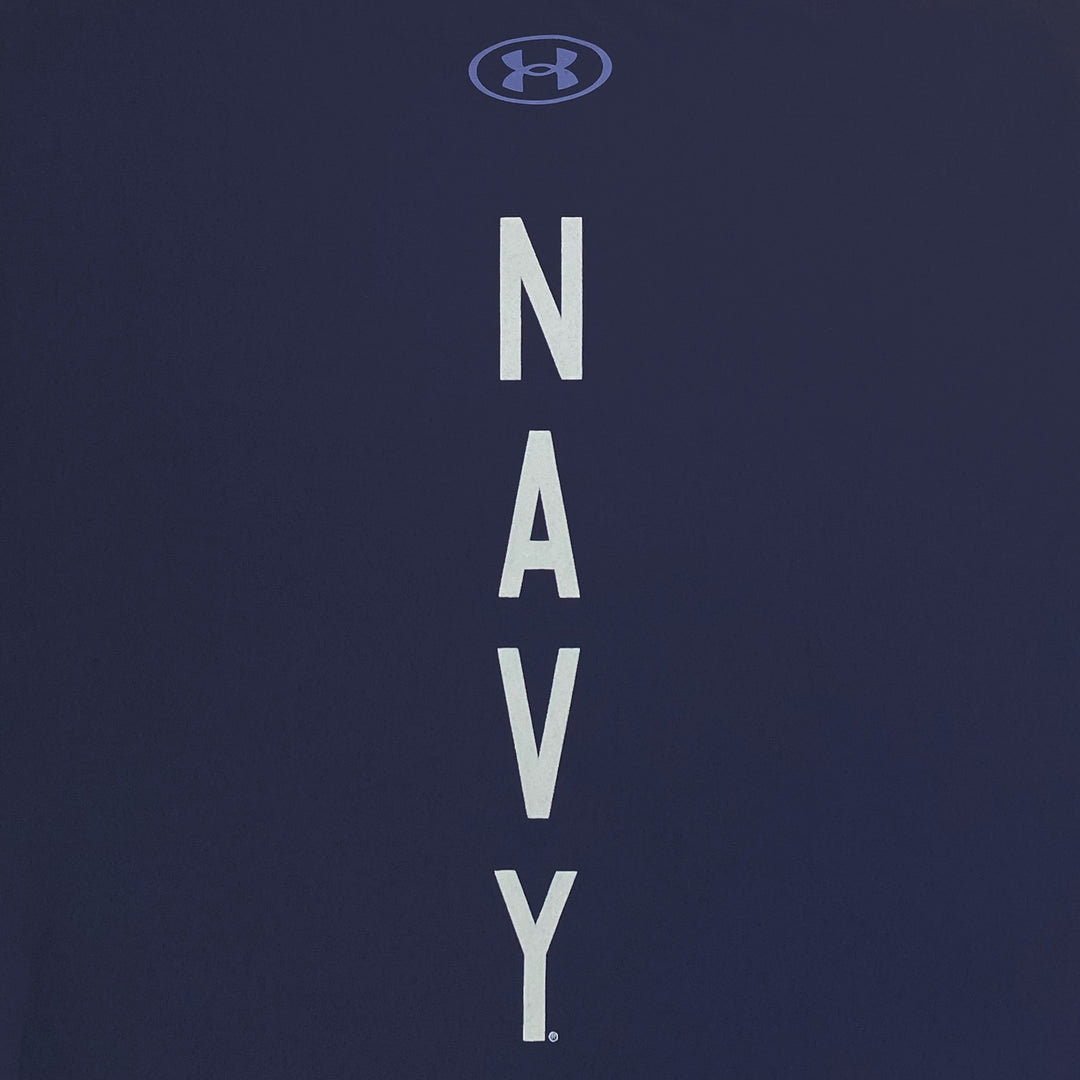 Navy Under Armour Anchor Silent Service Spine Long Sleeve T-Shirt (Navy)