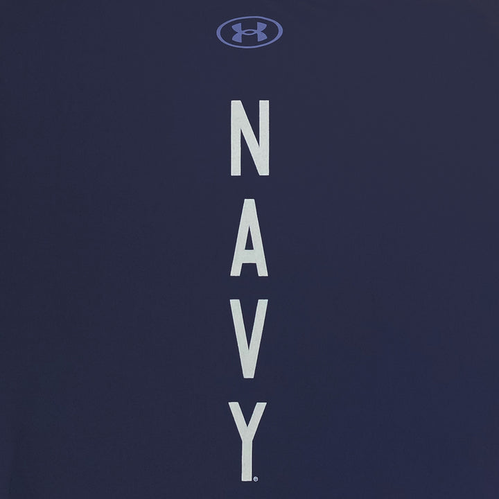 Navy Under Armour Anchor Silent Service Spine Long Sleeve T-Shirt (Navy)