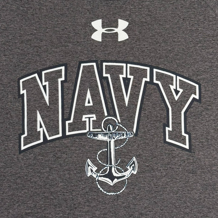 Navy Under Armour Arch Anchor Tech T-Shirt (Grey)