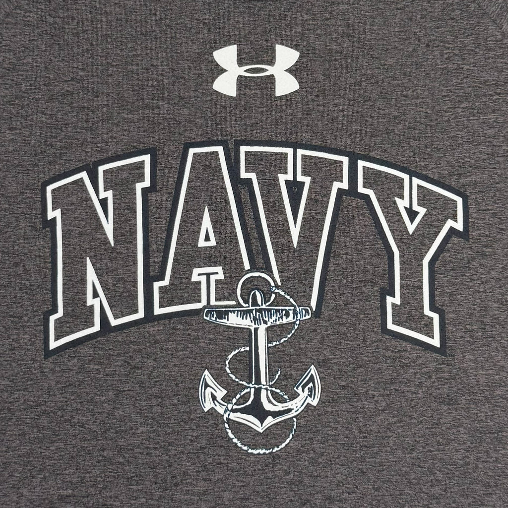 Navy Under Armour Arch Anchor Tech T-Shirt (Grey)