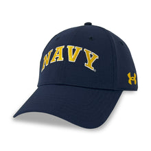 Load image into Gallery viewer, Navy Under Armour Blitzing Flex Fit Hat (Navy)
