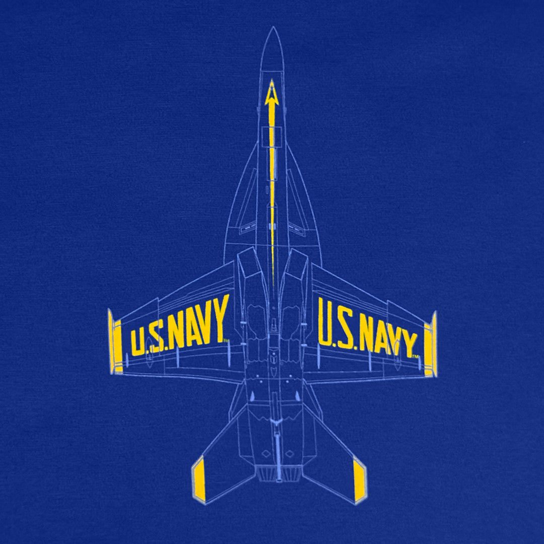 Navy Under Armour Blue Angels Armour Fleece Hood (Royal)