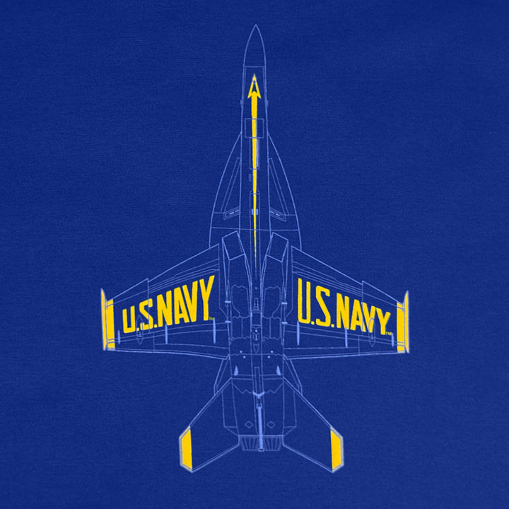 Navy Under Armour Blue Angels Armour Fleece Hood (Royal)