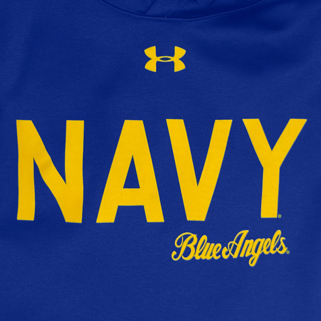 Navy Under Armour Blue Angels Armour Fleece Hood (Royal)