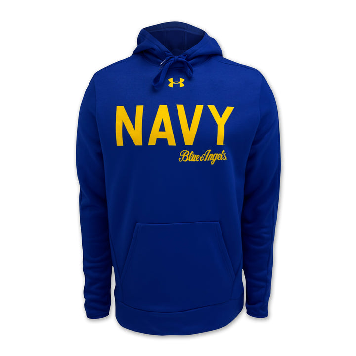 Navy Under Armour Blue Angels Armour Fleece Hood (Royal)