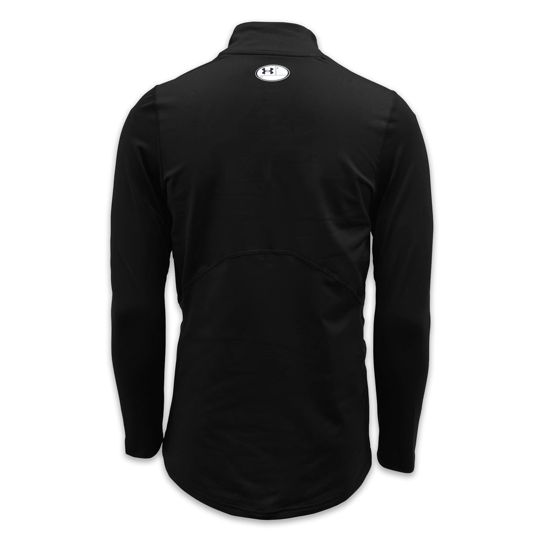 Navy Under Armour ColdGear Fitted Mock (Black)