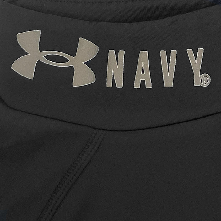 Navy Under Armour ColdGear Fitted Mock (Black)