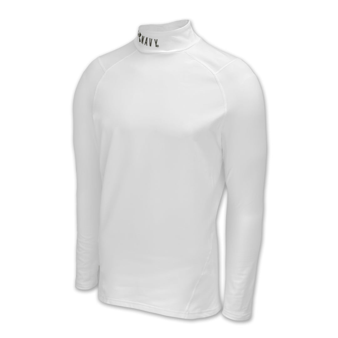 Navy Under Armour ColdGear Fitted Mock (White) – Navy Gear