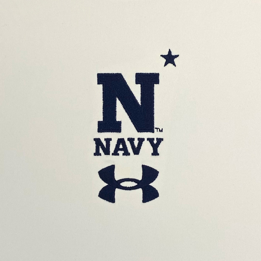 Navy Under Armour Motion Heavyweight T-Shirt (Stone)