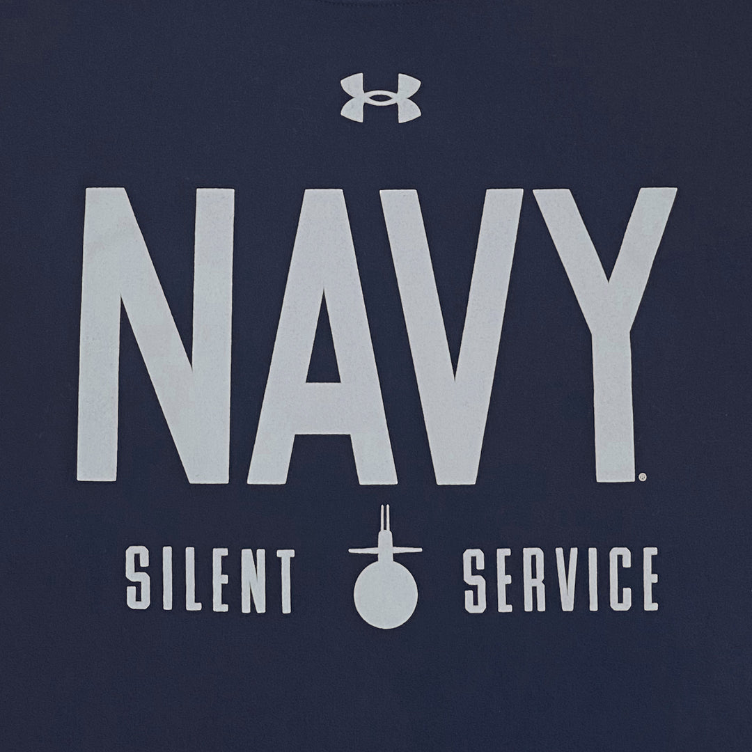 Navy Under Armour Silent Service Tech Long Sleeve T-Shirt (Navy)