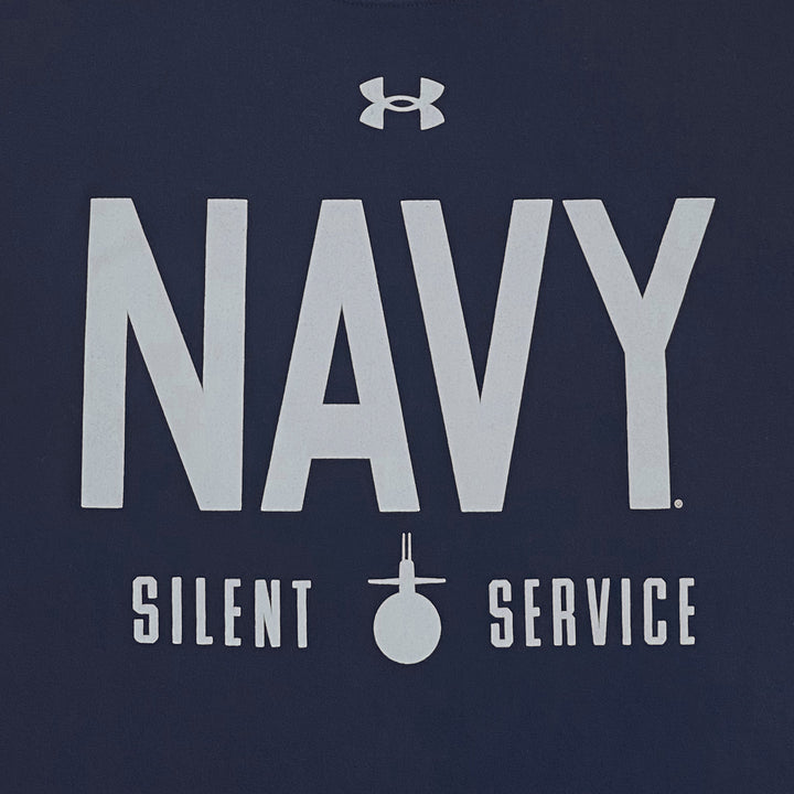 Navy Under Armour Silent Service Tech Long Sleeve T-Shirt (Navy)