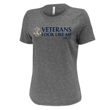 Load image into Gallery viewer, Navy Vet Looks Like Me Ladies T-Shirt