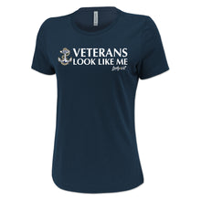 Load image into Gallery viewer, Navy Vet Looks Like Me Ladies T-Shirt