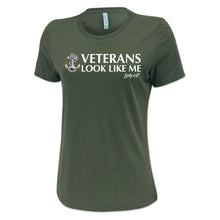 Load image into Gallery viewer, Navy Vet Looks Like Me Ladies T-Shirt