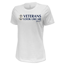 Load image into Gallery viewer, Navy Vet Looks Like Me Ladies T-Shirt