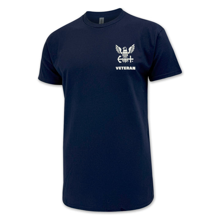 Navy Veteran Flag T-Shirt (Navy)