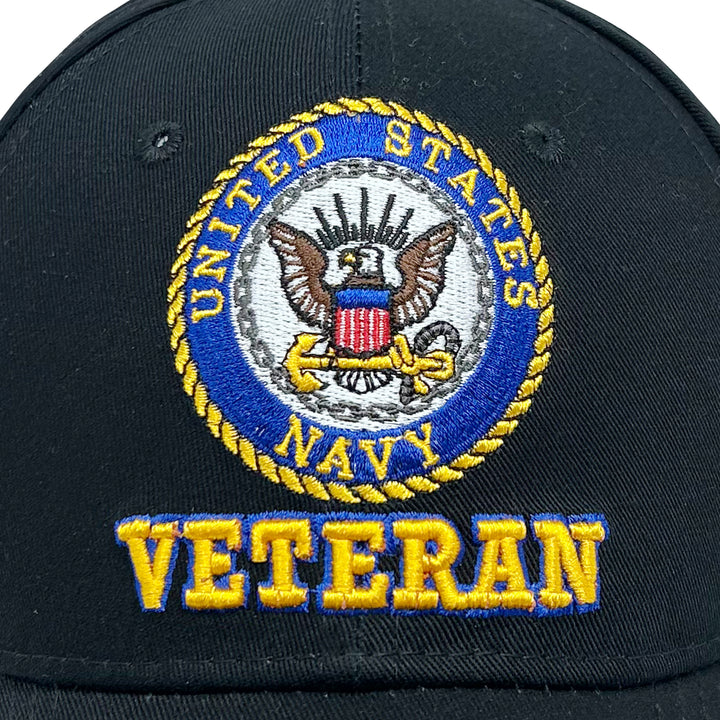 U.S. Navy Veteran Hat (Black)