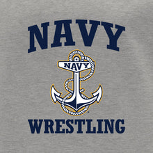 Load image into Gallery viewer, Navy Anchor Wrestling Crewneck