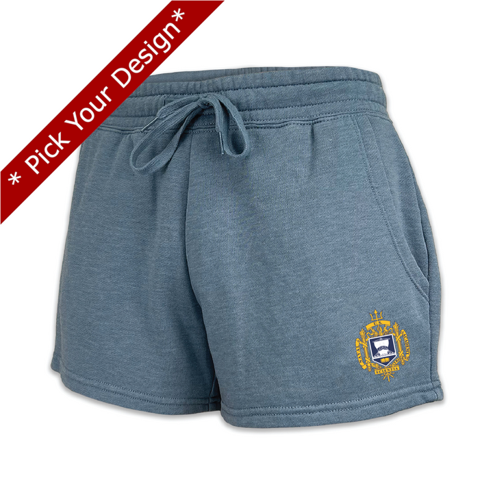 Pick Your Design USNA Ladies Fleece Shorts