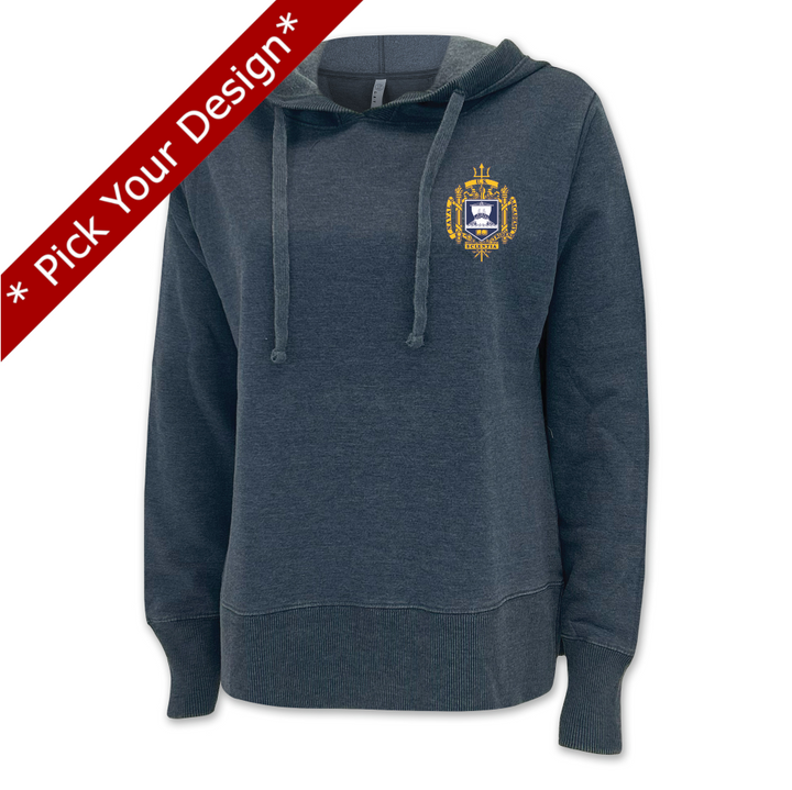 Pick Your Design USNA Ladies Hooded Sweatshirt