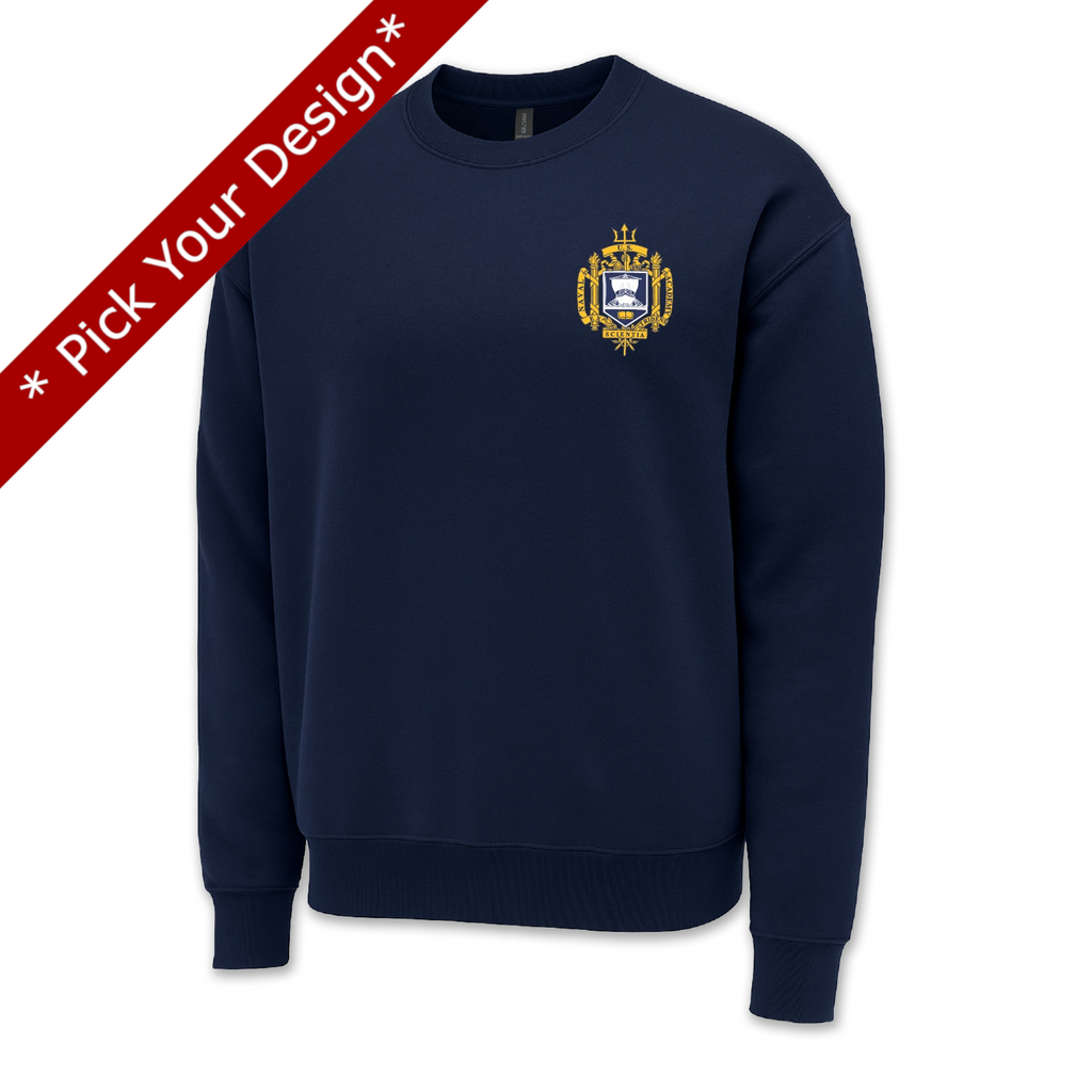 Pick Your Design USNA Crewneck Sweatshirt