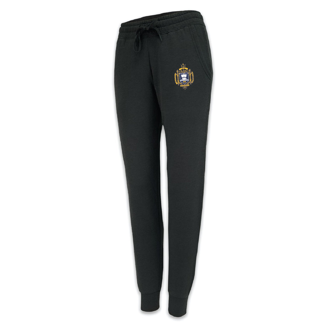 Pick Your Design USNA Ladies Sweatpants (Black)
