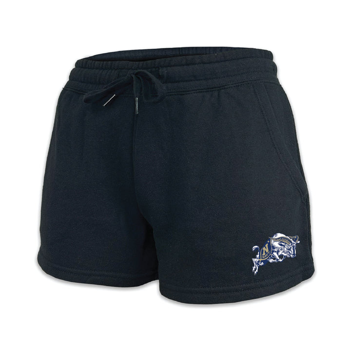 Pick Your Design USNA Ladies Fleece Shorts (Black)