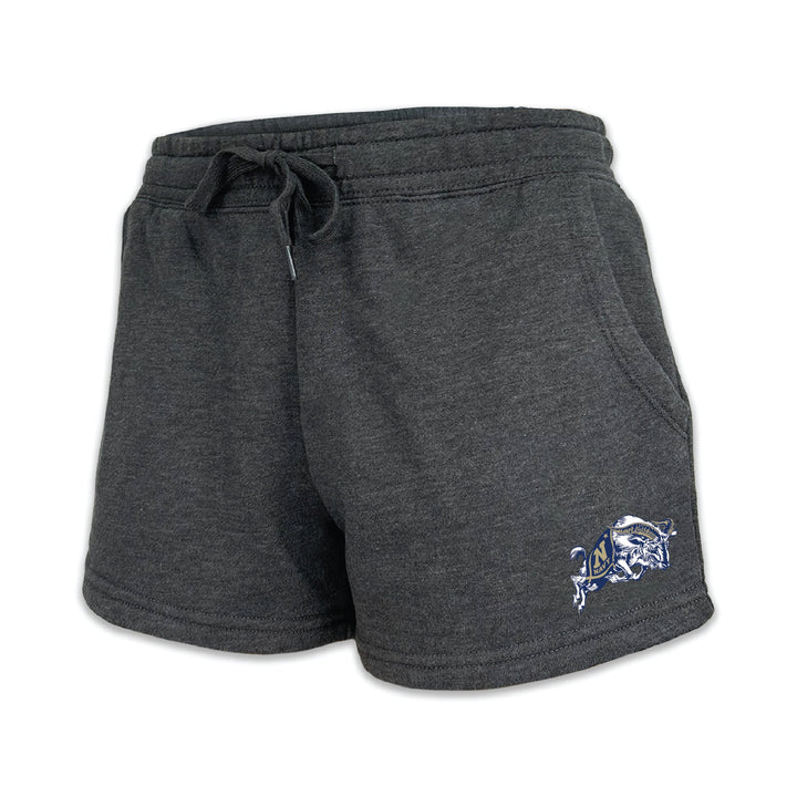 Pick Your Design USNA Ladies Fleece Shorts (Grey)