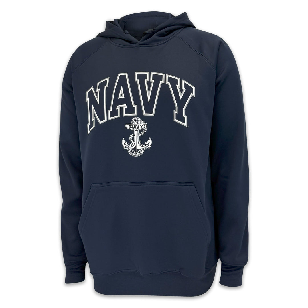 Navy Anchor Sport Polyester Hood (Navy)