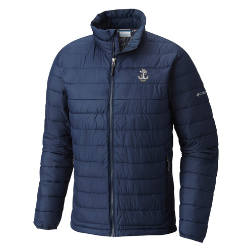Navy Anchor Columbia Powder Lite Jacket (Navy)*