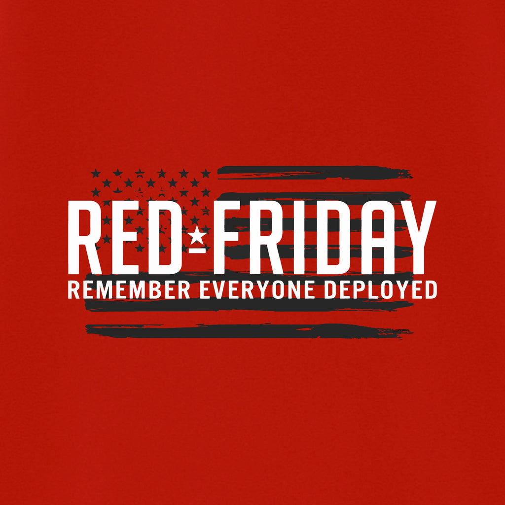RED Friday Left Chest Full-Zip Hood (Red)