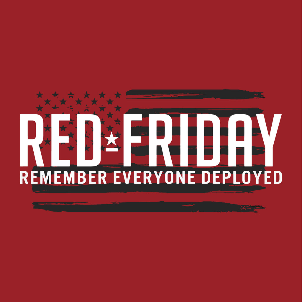 RED Friday Ladies Full Chest T-Shirt (Red)